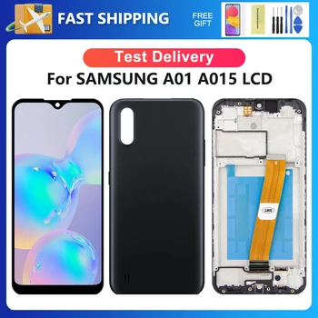 A01 삼성 5.7 ''OEM A015F A015G A015M A015 A015A A015U LCD 디스플레이 터치 스크린 디지타이저 어셈블리 교체