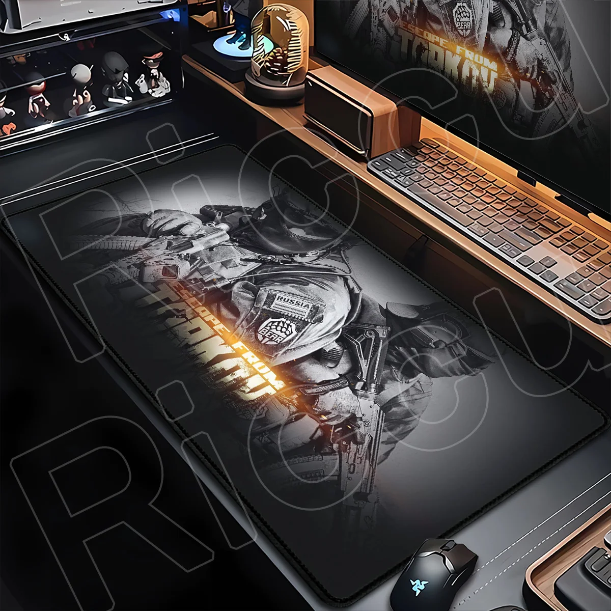 Escape From Tarkov New Wallpaper Mousepads PC Accessories Locking Edge Tactical Simulation Mauspads 900x400mm Gaming Cabinet Rug