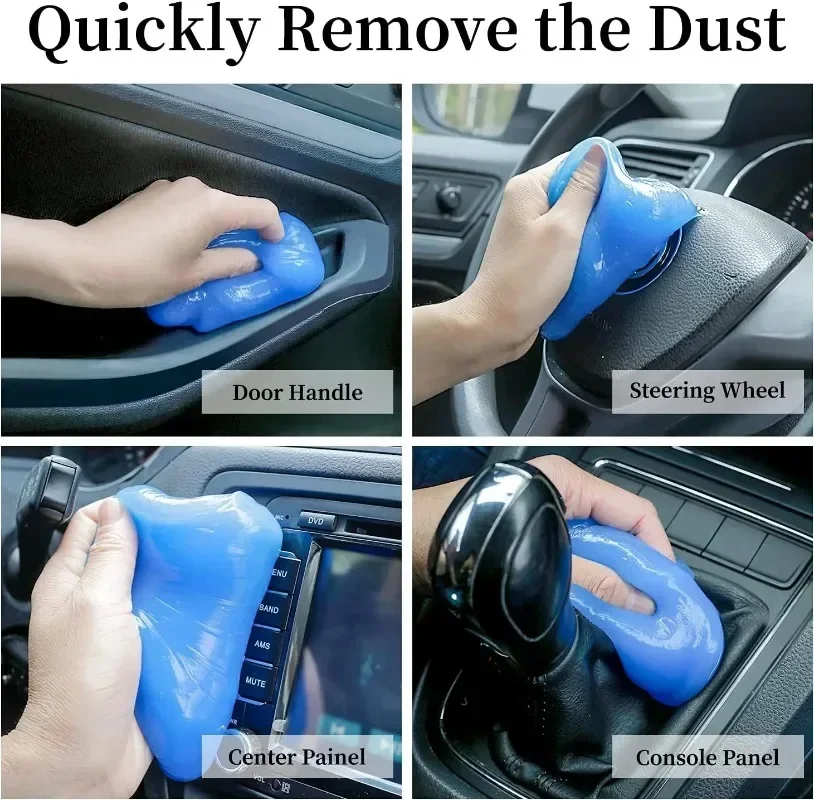 Car Cleaning Gel Car Detail Tool Cleaning Gel Cars Interior Putty Cleaner Keyboard Notebook Clean Reusable Gels Magic Clean