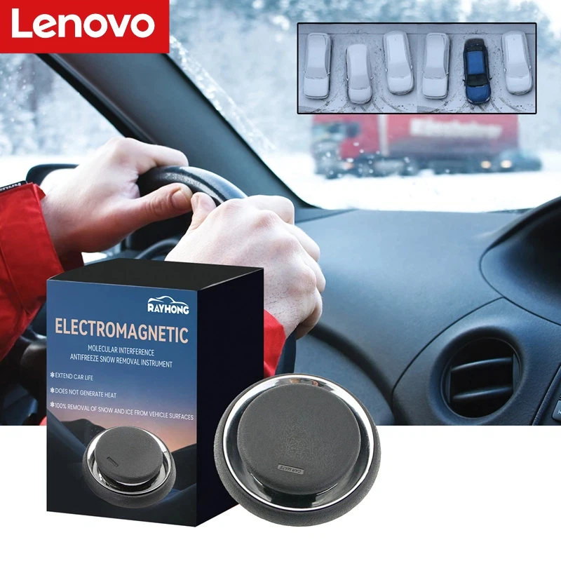 Solar-Powered Electromagnetic Car Snow Removal Device – 4 Pack, Anti-Freeze De-Icer For Windshields & Exterior