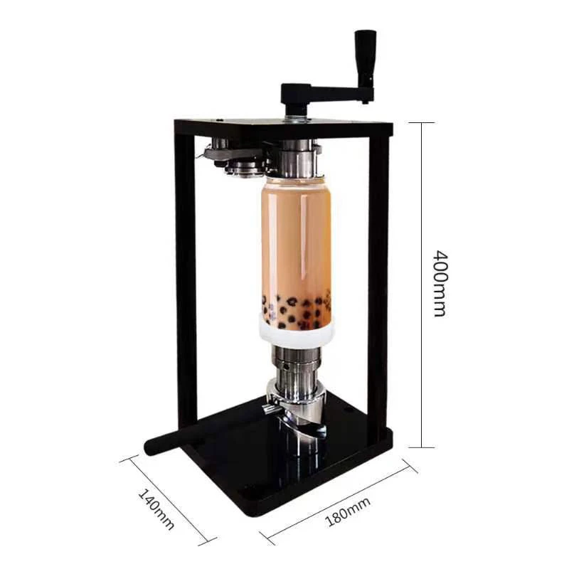 Koffie Thee Kan Sealer Machine Handmatige Bediening Plastic Aluminium Sluitmachine 55Mm Aluminium Blikjes Sluitmachine