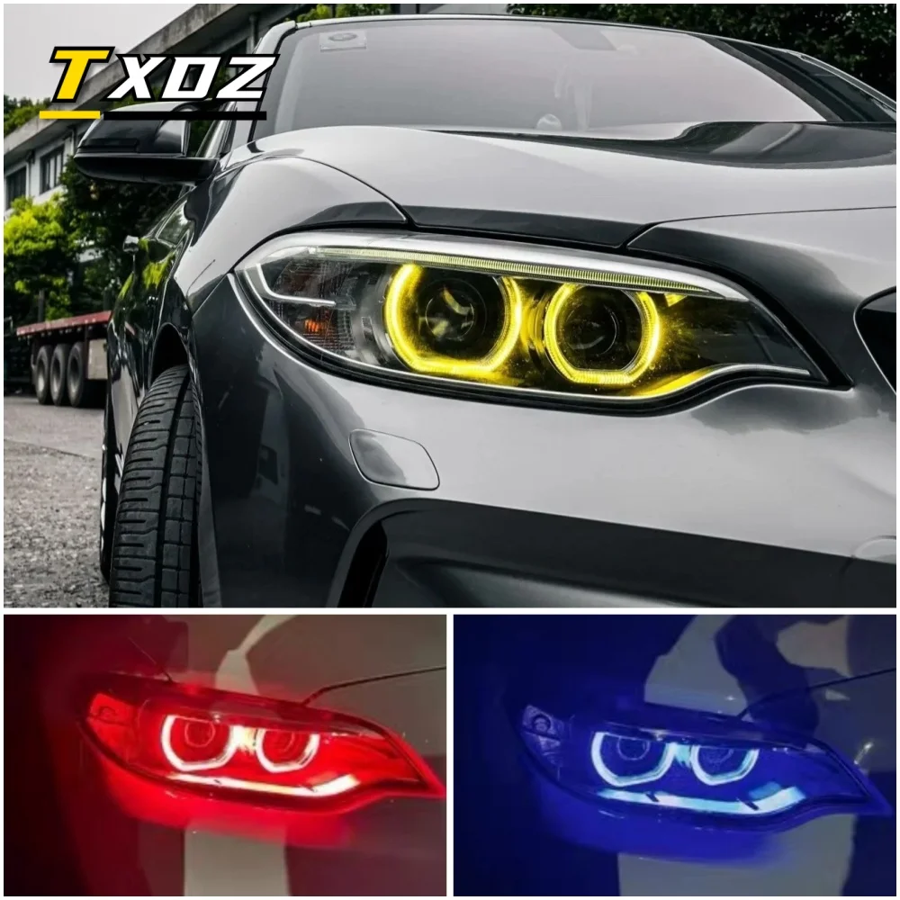 CSL Xenon Headlight DRL Yellow Daylight boards For 2014-2017 BMW F22 F23 230i 220I M2 F87 M235I M240I Blue Red DRL Angel Eyes