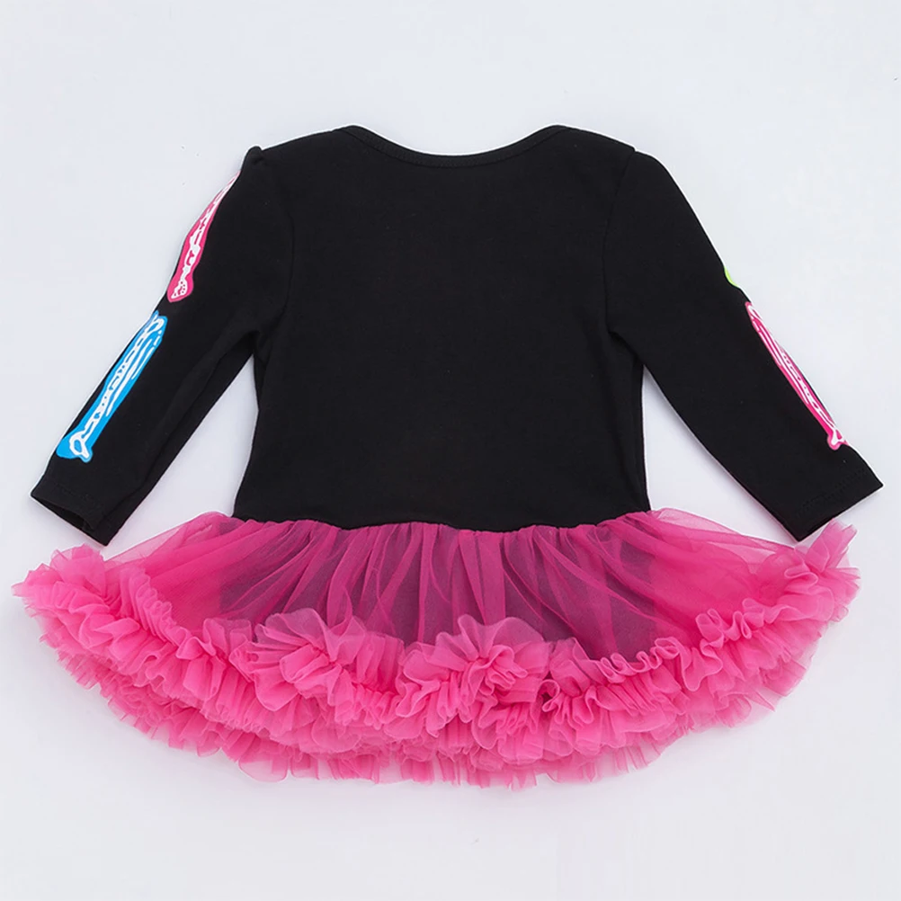 

1 set Long Sleeve Romper Dress Halloween Costume for Baby Girls 80cm 12 24M Comfortable Newborn Outfit