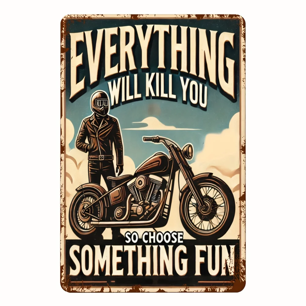 Vintage Iron Motorcycles Sign 