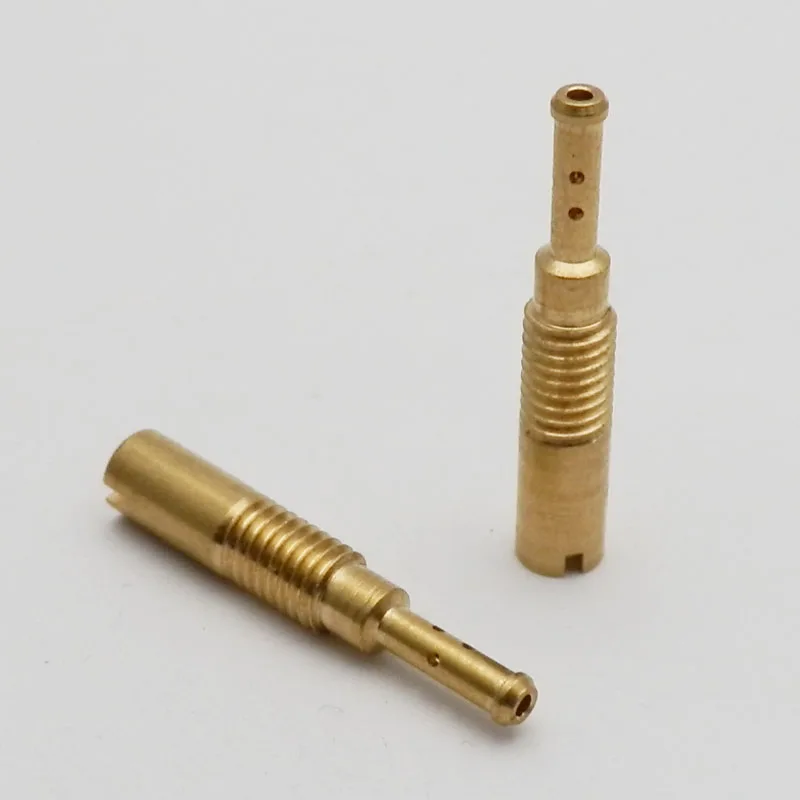 Novo Piloto Lento 5mm M5x0.8 Jet Para Keihin Vice PZ19 70 100cc Scooter Carburador Da Motocicleta Tamanho 30 31 32 33 35 38 40 42 45-75