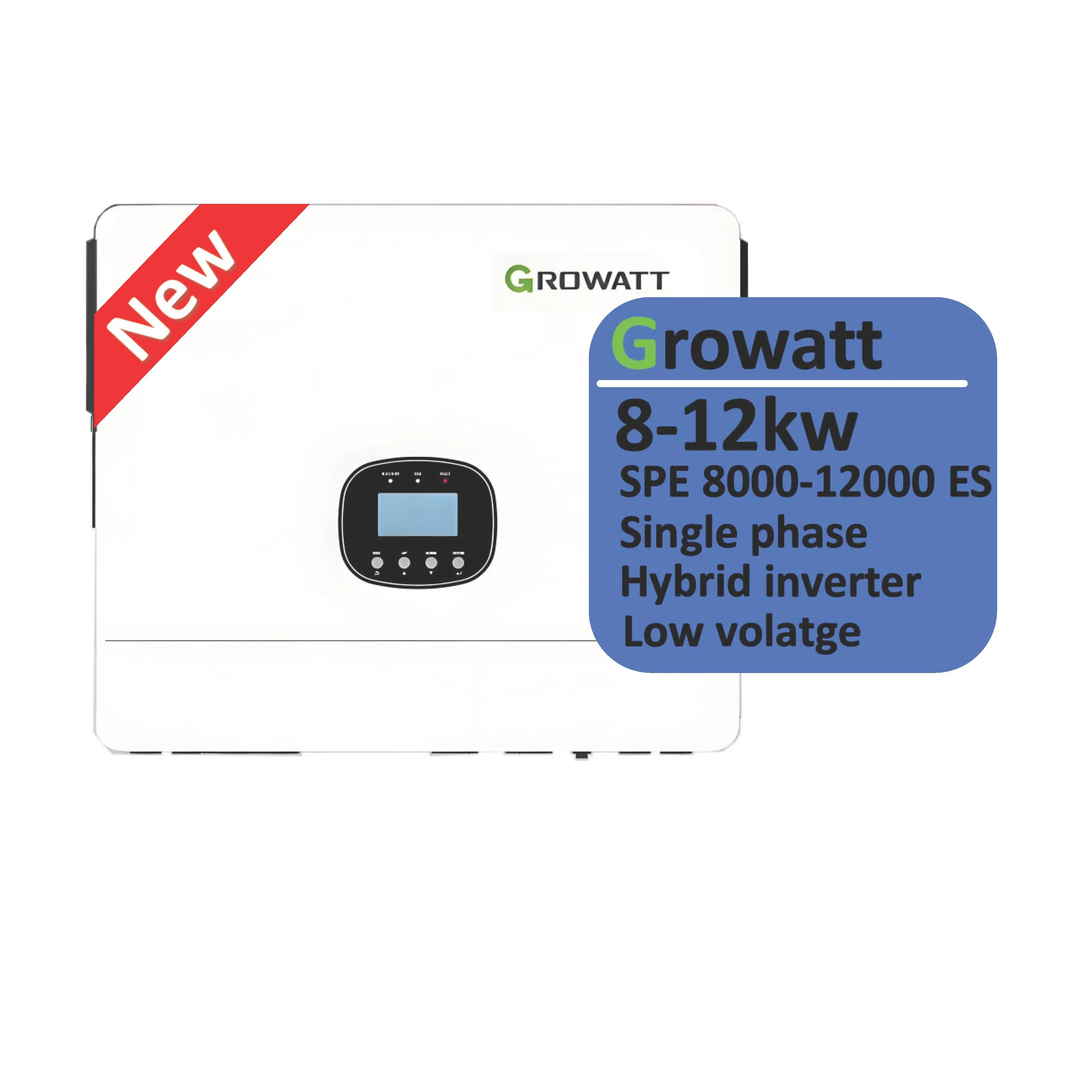 

New Arrival Growatt SPE 8000~12000 ES Single Phase 8kw 10kw 12kw Hybrid Solar Inverter