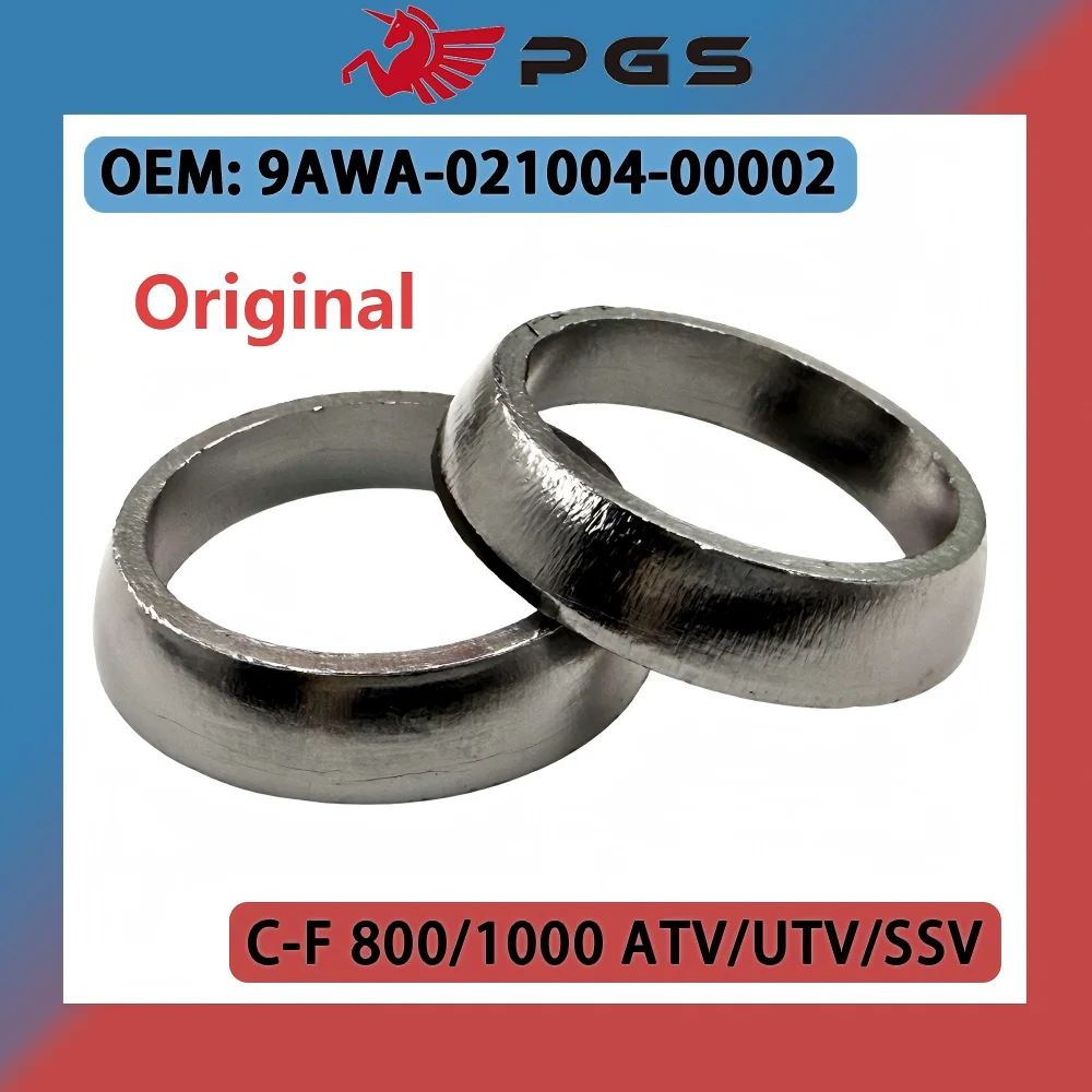 2PCS Original Big Exhaust Ring Muffler Collar For CFmoto 600 Utility U6 800XC 850 950 950EX 1000 X10 U10 9AWA-021004-00002