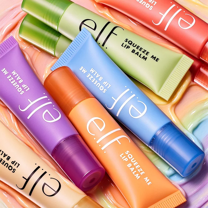 Elf Latest Style Lip Cheek Dual Purpose Liquid Powder Blusher Fruit Lip Balm Satin Liquid Foundation Easy To Use Brand Cosmetics