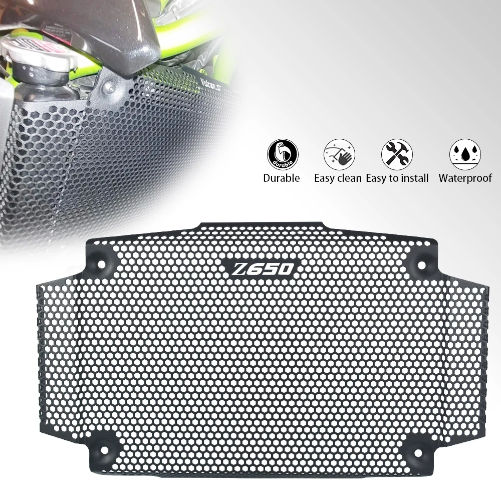 

Motorcycle Aluminum Radiator Grille Cover Guard Protection FOR Kawasaki Ninja 650 Urban/Tourer/Performance/ Z650 Urban 2021-2024