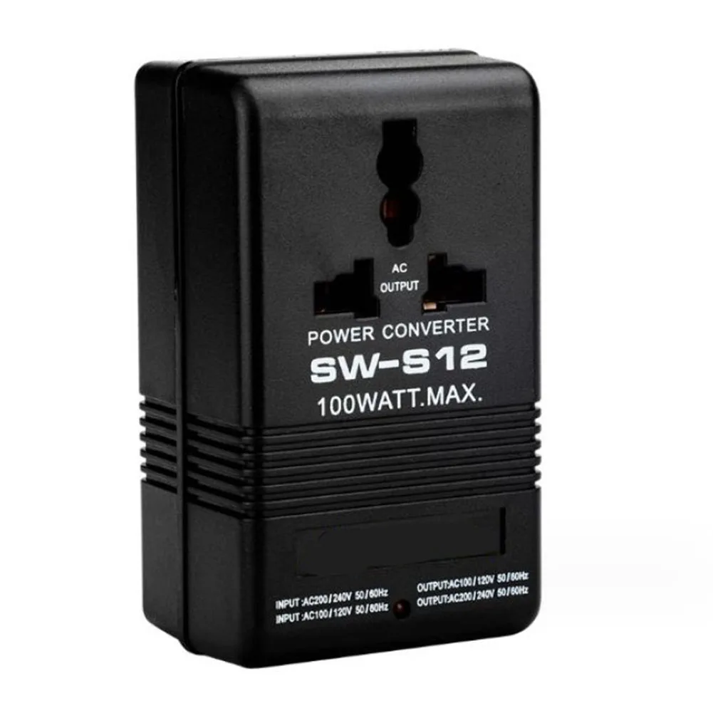 1Pcs 70W 100W Dual Channel Voltage Converter 110/120V To 220/240V AC117V-AC230V Step-up Or Step-down Converter Transformer