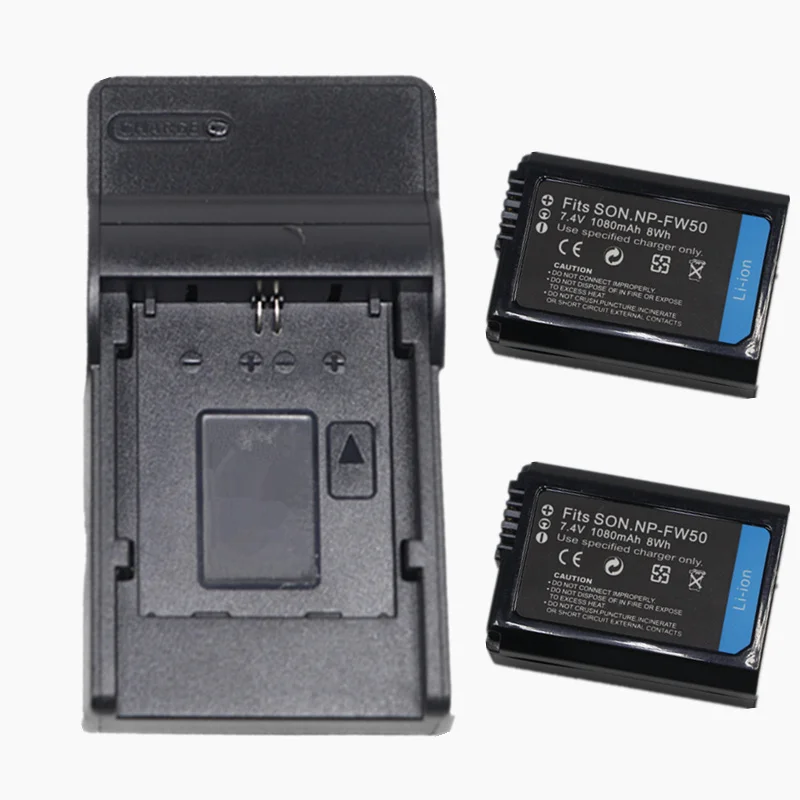 NP-FW50 Camera Battery or USB Charger For Sony NEX-6 NEX-7 NEX-C3 NEX-C5 NEX-F3 SLT-A33 SLT-A35 SLT-A37 SLT-A55 ZV-E10