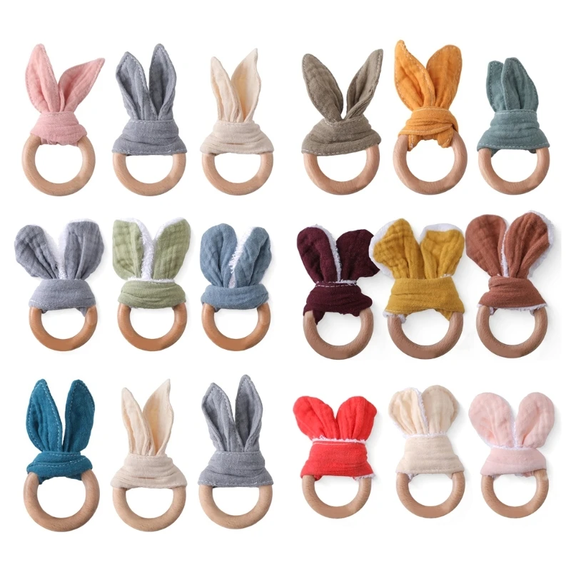 

3Pcs Baby Nursing Teething Toy Teether ToddlerInfant Newborn Teether