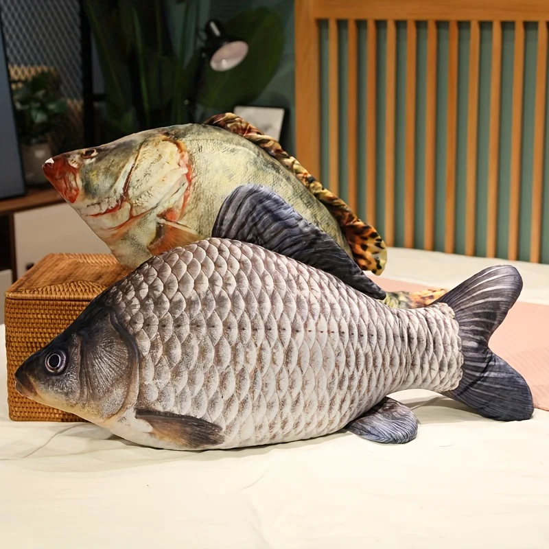 30cm Simulation lustige Fisch Plüschtiere weiches Stofftier lebensechte Tilapia Mossambica Plüsch Kissen Kinder Geburtstags geschenk Wohnkultur