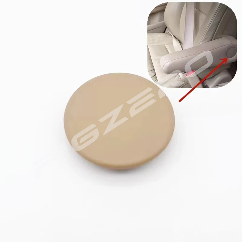 

For Honda CR-V 2007-2008 2010-2011 Front Seats Decorative Round Covers Driver Passenger Armrest Bolt Holes