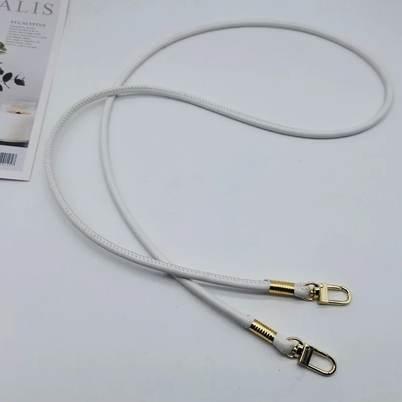 สายสะพายกระเป๋าหนังสีเดียวแบบเปลี่ยนได้ พร้อมสายคล้องป้องกันการสูญหายสำหรับโทรศัพท์มือถือ เหมาะสำหรับงาน DIY ทำกระเป๋า