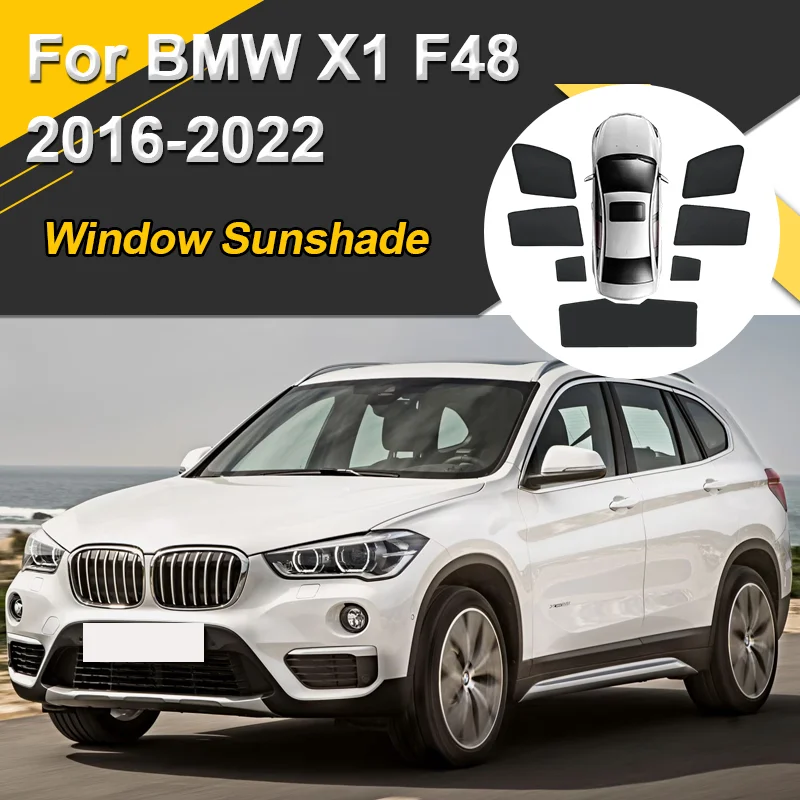 

Car Sun Shades For BMW X1 F48 2016 2017-2021 2022 Sunshades Mesh Magnetic Heat insulation Curtains Window Visor Auto Accessories
