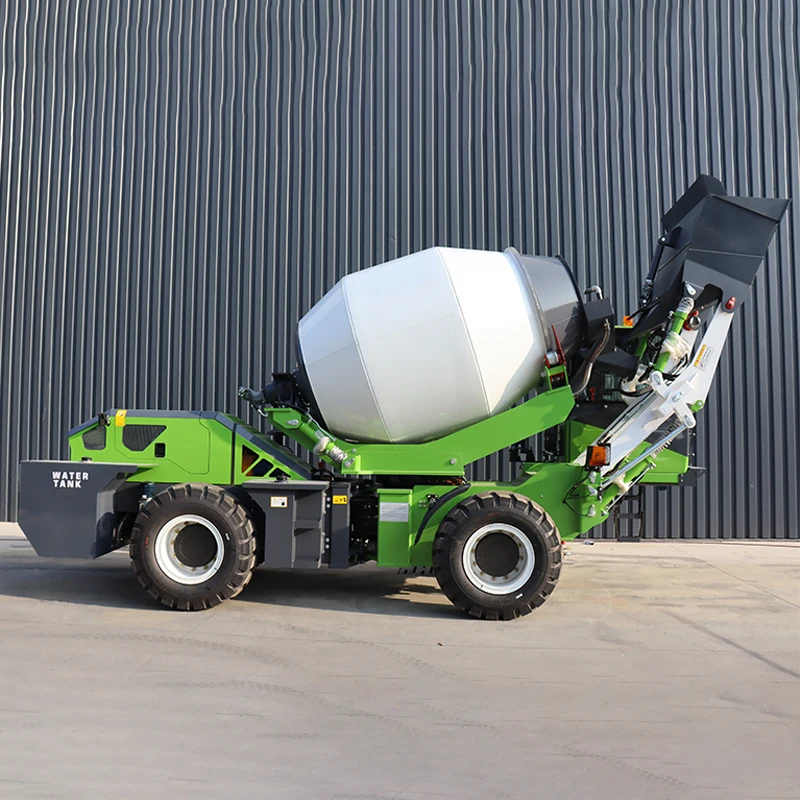 High Efficiency Mobile Concrete Truck Mixer Mini Self Loading Concrete Mixers Truck With Pumping
