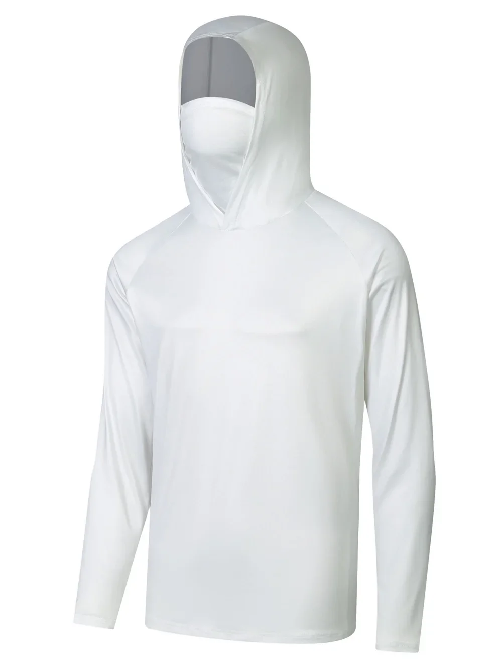 

Мужские солнцезащитные рубашки с капюшоном и маской, рубашки для рыбалки для мужчин, рашгарды с длинными рукавами, охлаждающие толстовки, походные рубашки