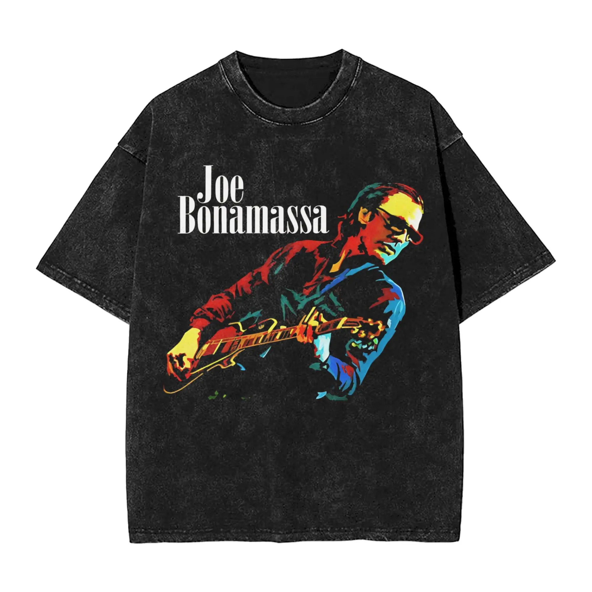 

JOE BONAMASSA Outfit Washed T Shirts for Men Women Streetwear Hip Hop T-Shirt Graphic Tees Tops Short Sleeve