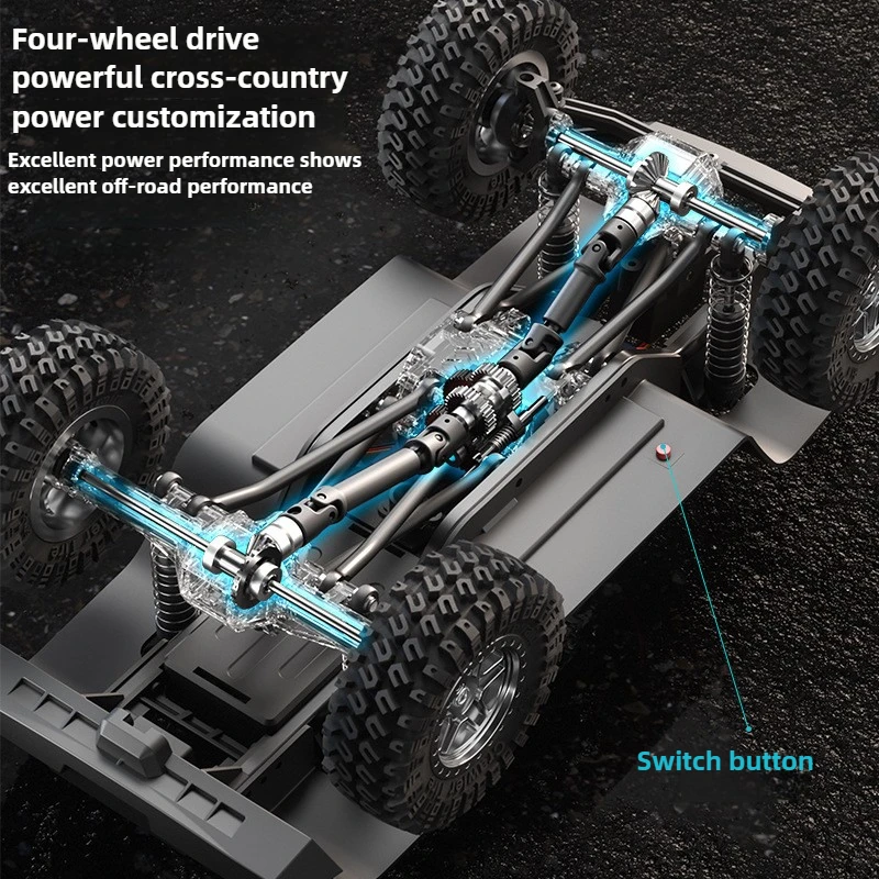 Carro de brinquedo kawaii engraçado presente-1:18 caminhão rc de escova de carbono 4wd de alta velocidade, carros rc off-road de escalada, carro de controle remoto, brinquedos para meninos