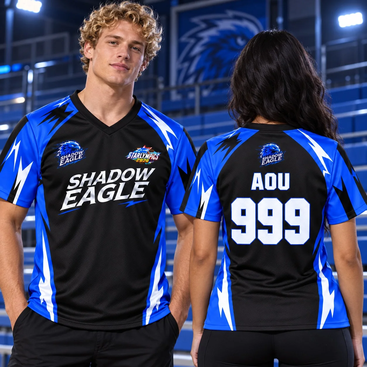 New Free Custom GMMTV Starlympics 2026 Shadow Eagle BASKETBALL Jersey TEE JACKIE KEEN AOU AUN TITLE BARCODE KIN Tshirt Fans Tee