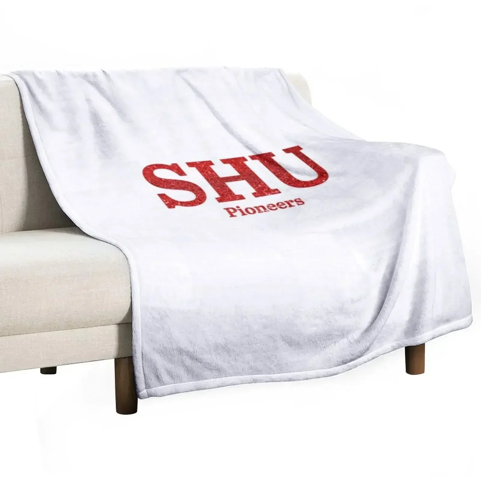 

Sacred Heart University Pioneers Throw Blanket Fuzzy Plush Throw Blanket for Sofa Chair