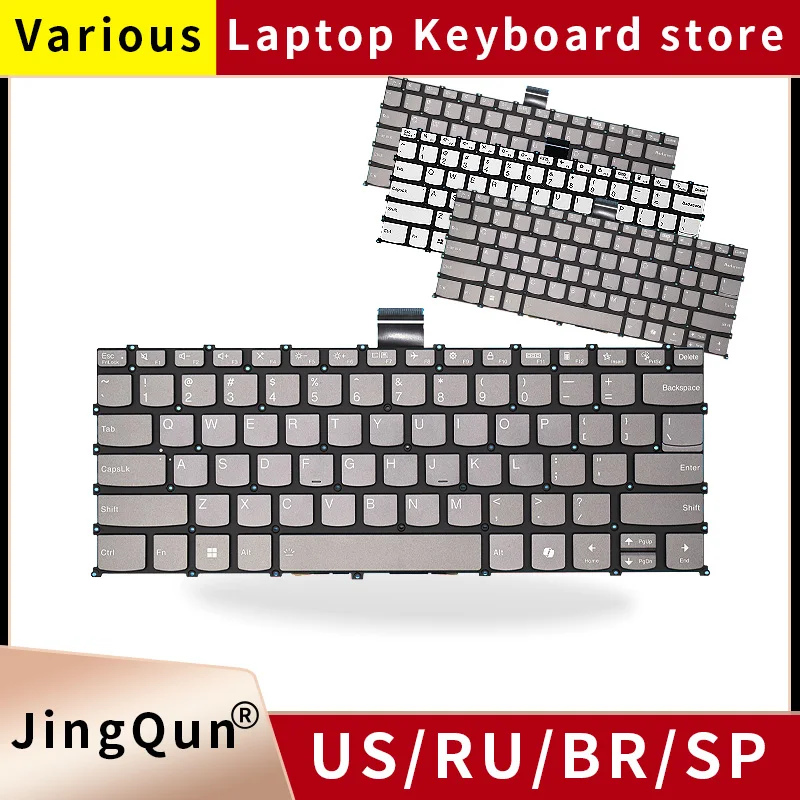 

Replacement US/RU Laptop Keyboard For Lenovo XiaoXin Air14 2023 2024 IAP8 IRP8 IAH8 Pro14 IRH8 LRL8 ARH8 IRH8 IMH9 IRH9 APH9