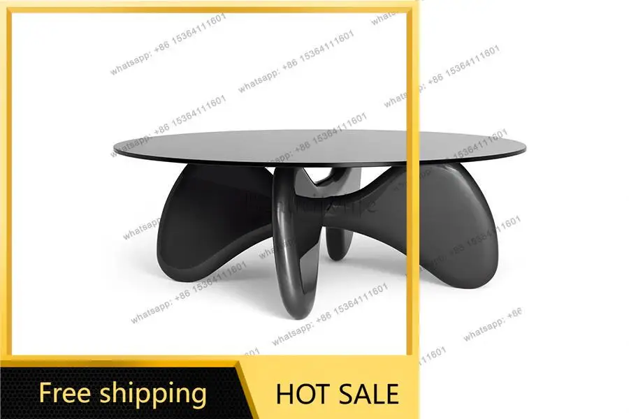 Factory Direct Sales Simple Center Side Table Aesthetic Italian Living Room Decoration Nordic Coffee Table Designer Clear Meuble