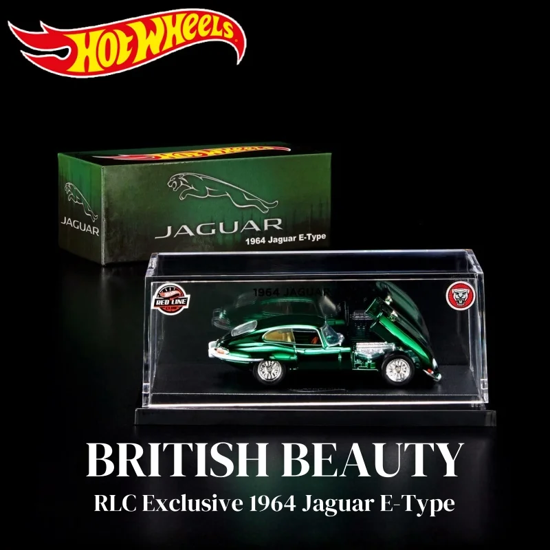 

New Genuine Hot Wheels Rlc 1/64 Jaguar E-Type Simulation Model Toy Car Holiday Gifts Collectibles Desktop Ornament In Stock ﻿ ﻿