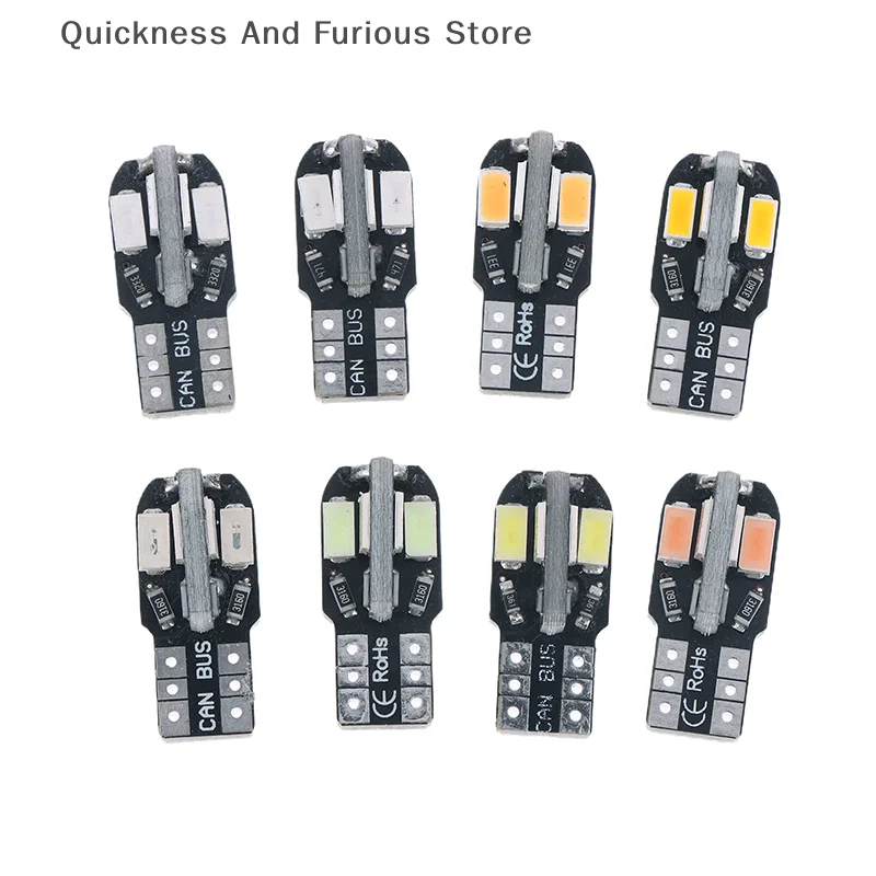 

10 шт. автомобильная светодиодная лампа T10 5730 SMD декодирование света для чтения индикатор ширины номерного знака маленький свет