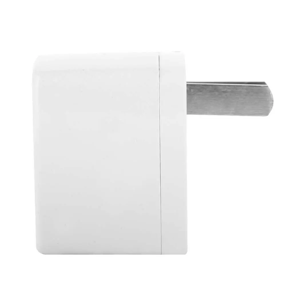 Portable 2 Pin US Plug Converter Adapter White 220V Power Converter Travel Conversion Plug for Phones Household Appliances