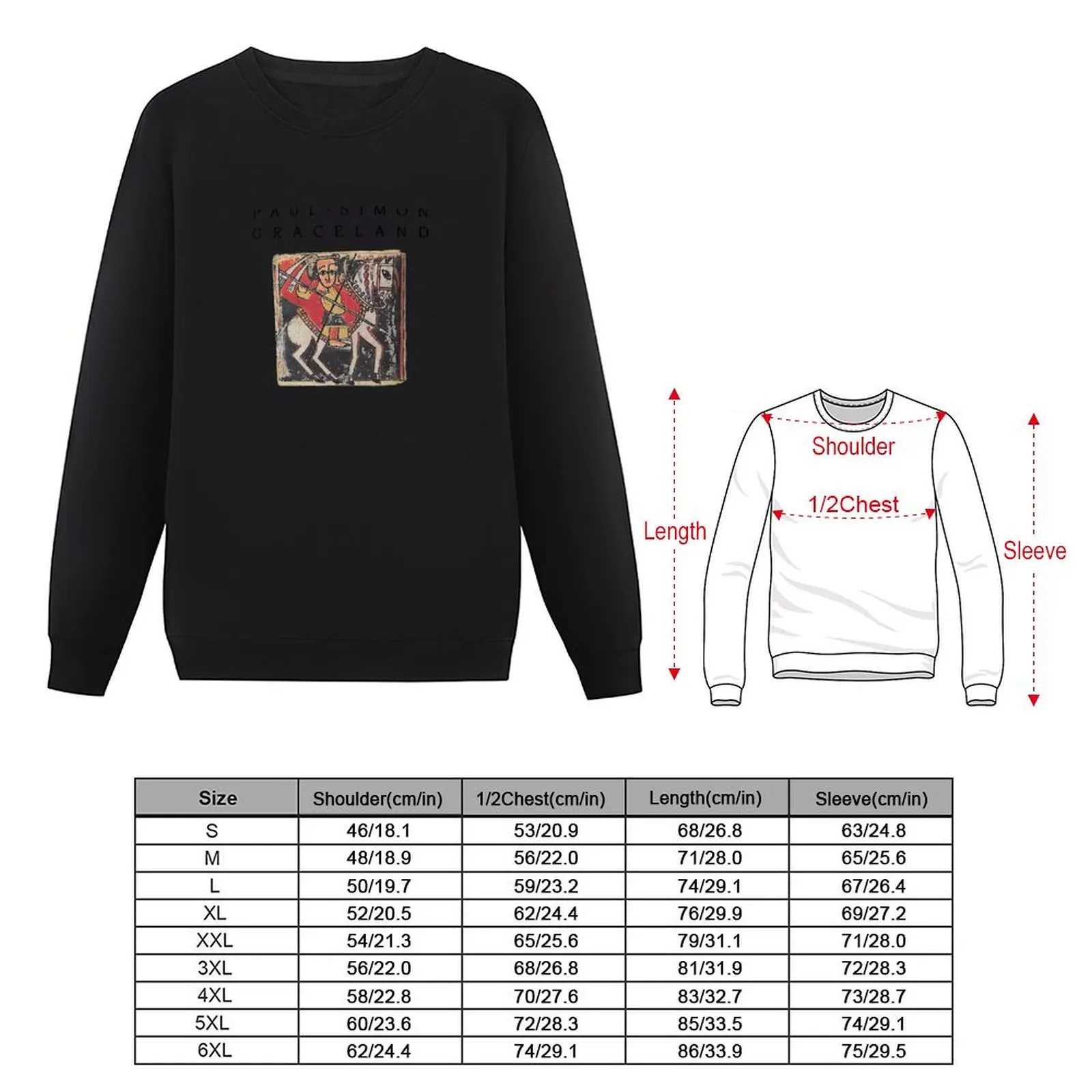 Paul Simon Graceland Sweatshirt tracksuits streetwear men men's sweat-shirt set new in sweatshirts