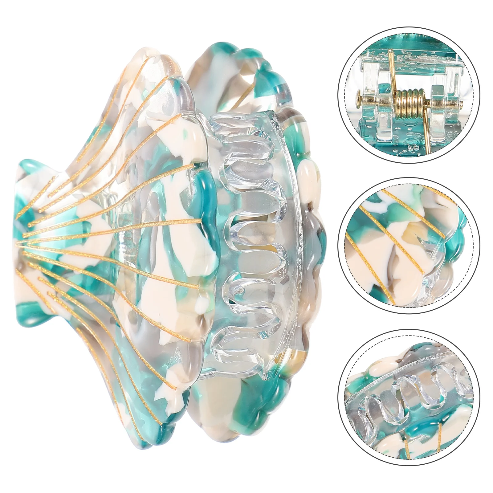 쉘 모양 헤어 클립 소녀 액세서리 Haarspangen Kopfschmuck French Barrette Shells