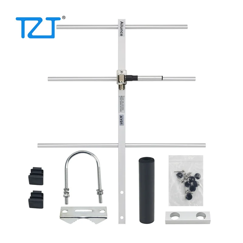 

TZT Ailunce AY01 High Gain Yagi UHF 430-450MHz Female Connector Walkie Talkie Yagi-Uda Antenna Ham Radio Antenna