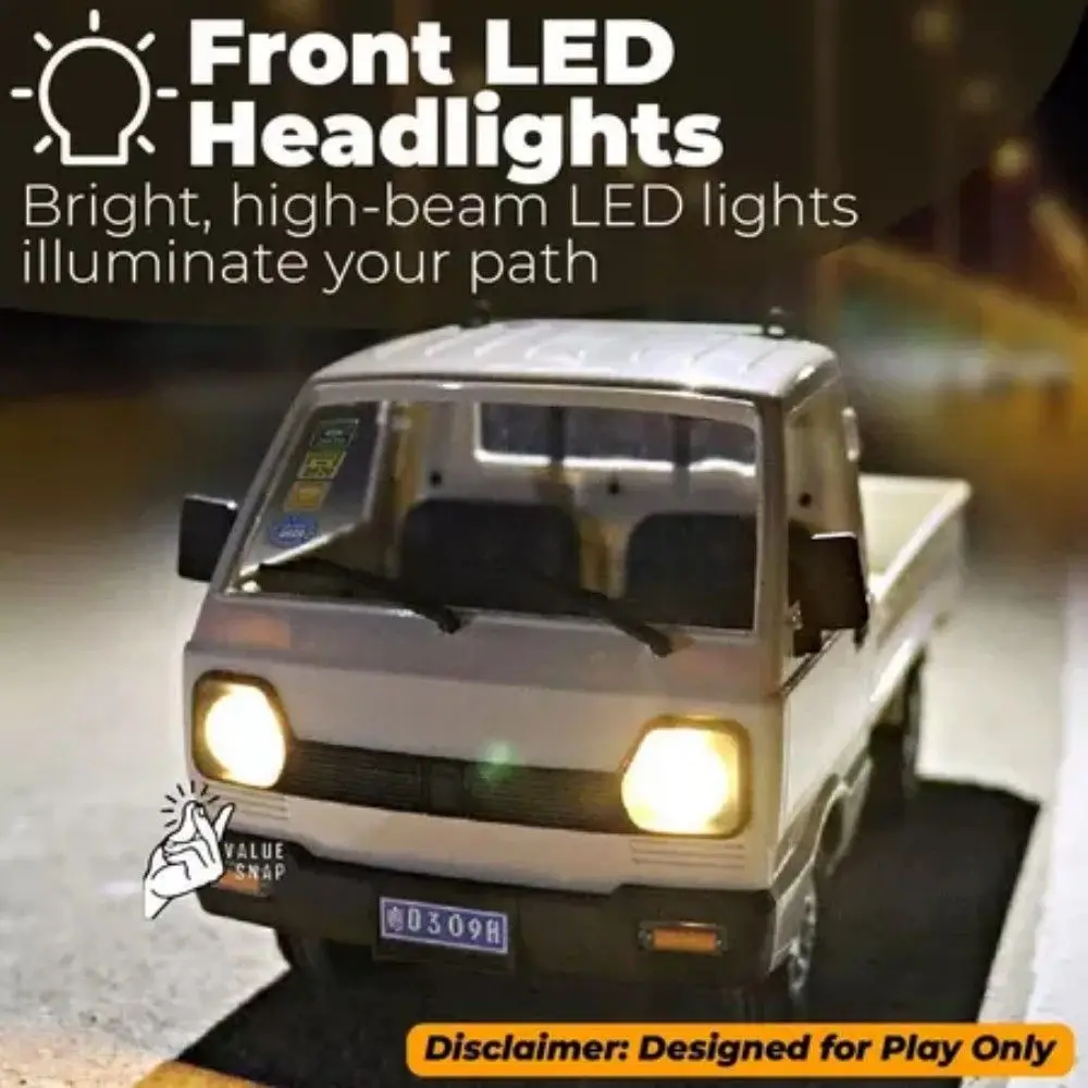 1:10 camion télécommandé 2.4GHz avec boîte de chargement Van télécommandé tout-Terrain Micro camion télécommande voiture jouet jeu intérieur