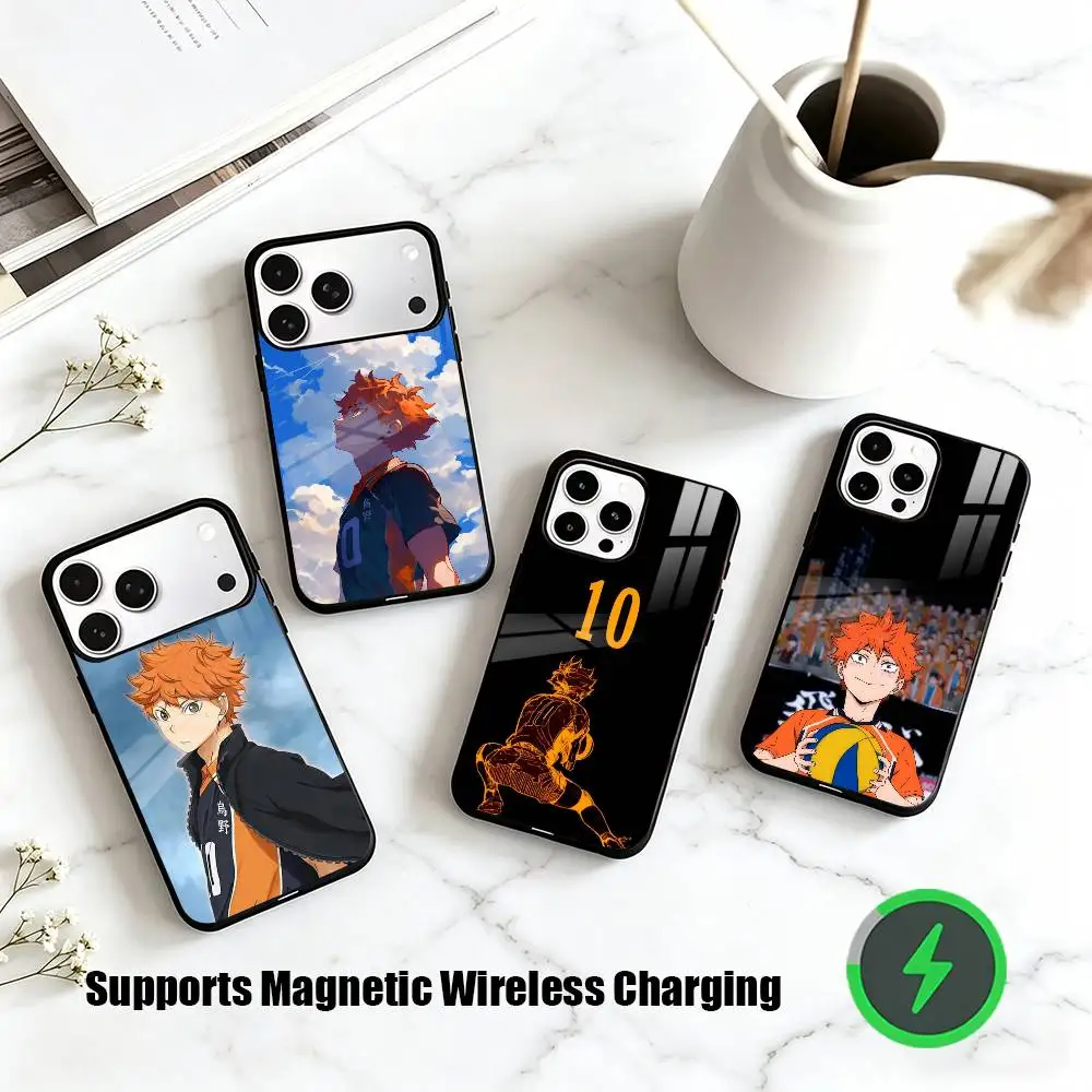S-Shoyo Hinata Haikyuu  Phone Case For iPhone17,16,15,14,13,12,11 Plus,Pro Allows magnetic wireless charging