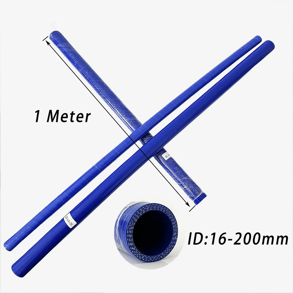 ID16-200mm Universal 1M Silicone Hose Flexible Coolant Radiator Pipe Turbo Intercooler Intake Silicone Tube Car Modification