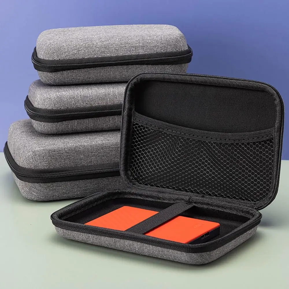 1Pcs Earphone/Phone/Charging Cable EVA Storage Bag For Airpod Mini Zipper Earphone Case Portable Digital Accessories view 3