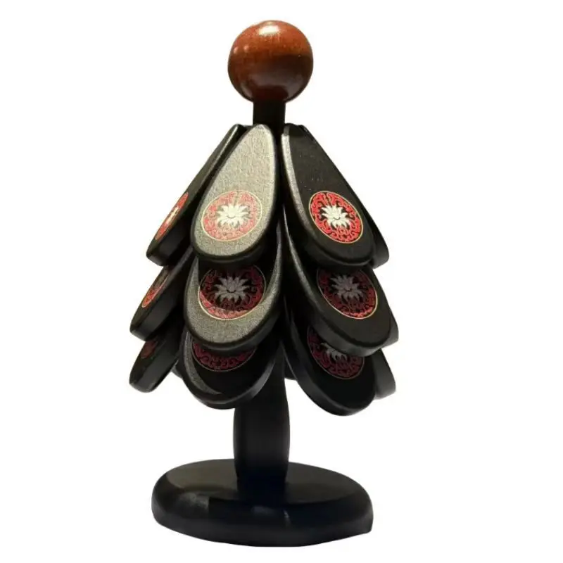 

Деревянные подставки, эстетическая новинка, забавный коврик для чашки, индивидуальные креативные элегантные салфетки, кухонный обеденный стол, аксессуары для дома