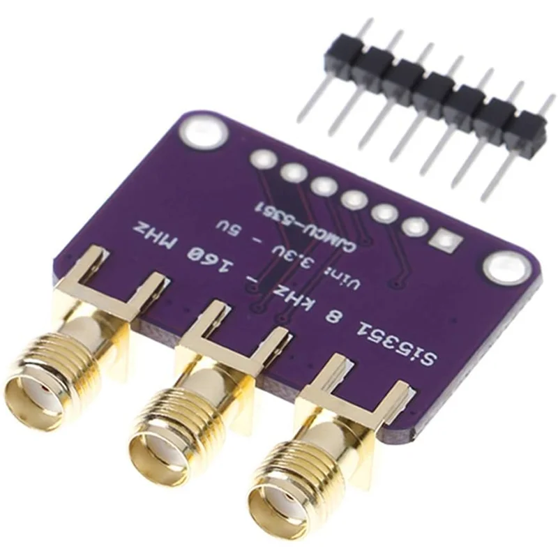 Module générateur de Signal MOPHE-Clock Si5351a Module générateur I2C 25MHZ I2C Si5351a Module I2C