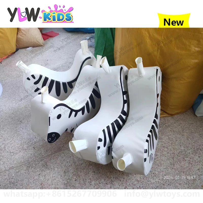 Wholesale Soft Play Set Indoor Playground Rocking Horse,Kid Amusement Playground Accessories Baby Soft Ball Pool Accessories