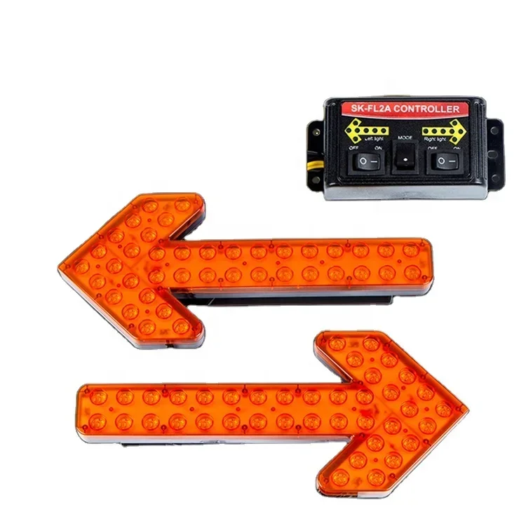 2026 LED Arrow Light Flashing Warning Guide Lights for emergency or works vehicles