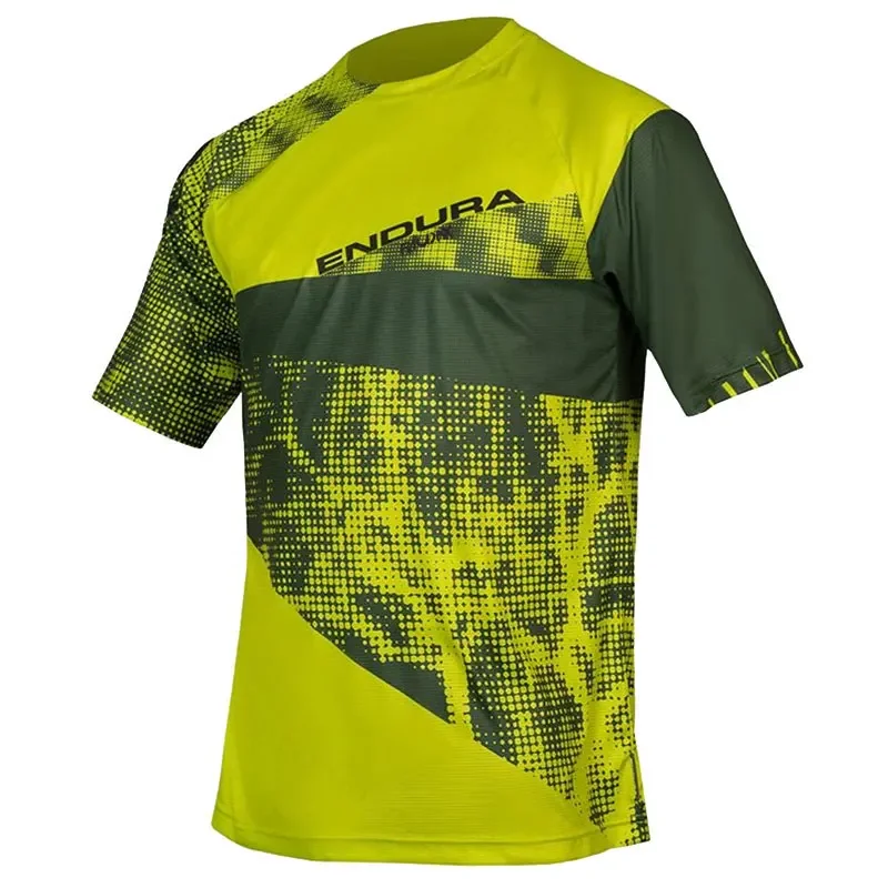 Cool Cycling Short-sleeved Shirt for Men, Team Shirt for Downhill Bike 3D