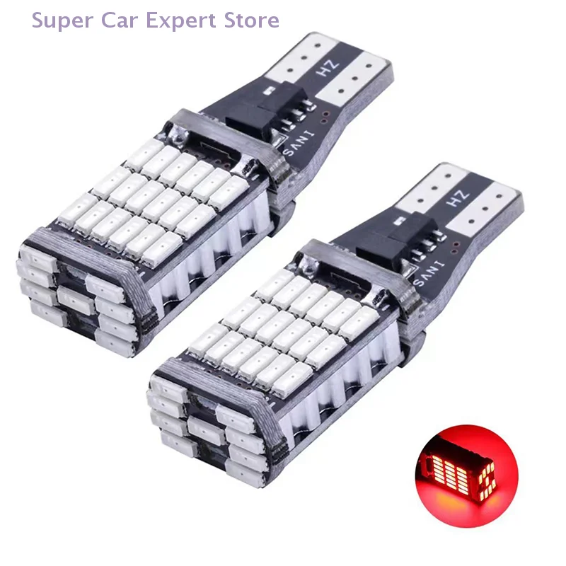 

6Pcs T15 W16W 921 912 T16 T10 902 LED Car Reverse Light Bulbs 45SMD 4014 Super Bright 1200LM White Replacement 606025203050mm