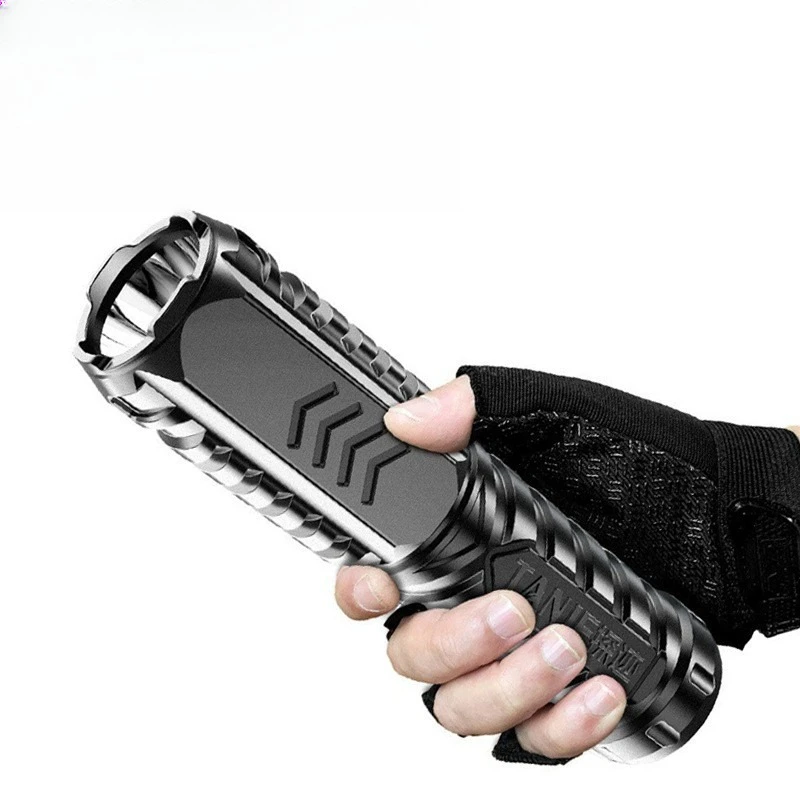 LED Charging USB Remote Shooting Small Mini Portable Home Durable Strong Light Flashlight Camping Outdoor Emergency Torch