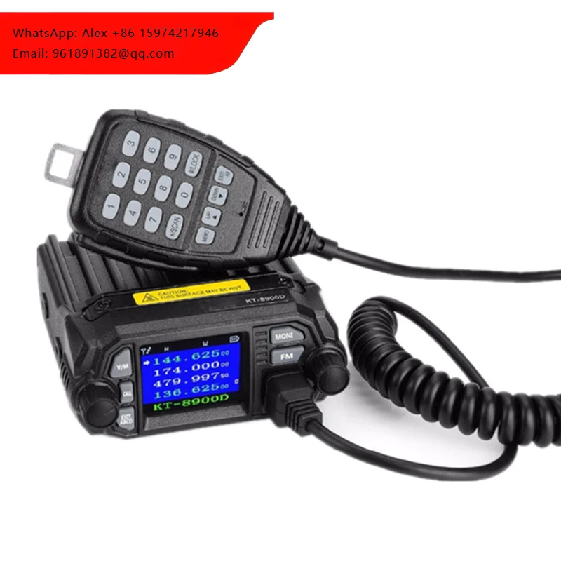 

Мини-радиостанция QYT KT-8900D 20 Вт, цифровая, двухдиапазонная, VHF, мобильная, H374