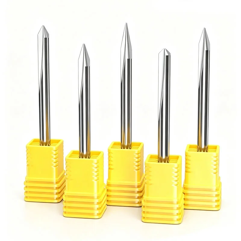 3.175 Double-edged straight groove sharp knife for engraving machine, woodworking engraving tool, deep relief engraving head