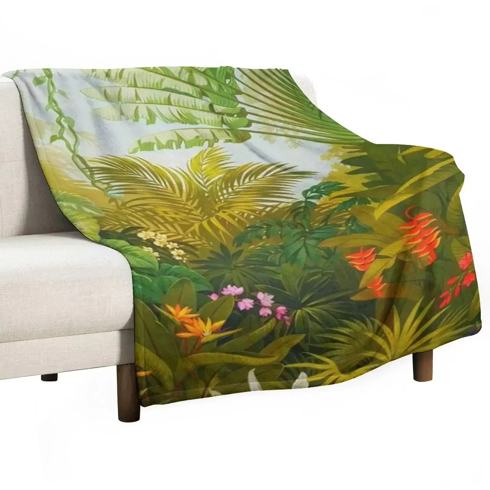 Henri - Rousseau art Throw Blanket Blankets For Baby blankets ands Blankets