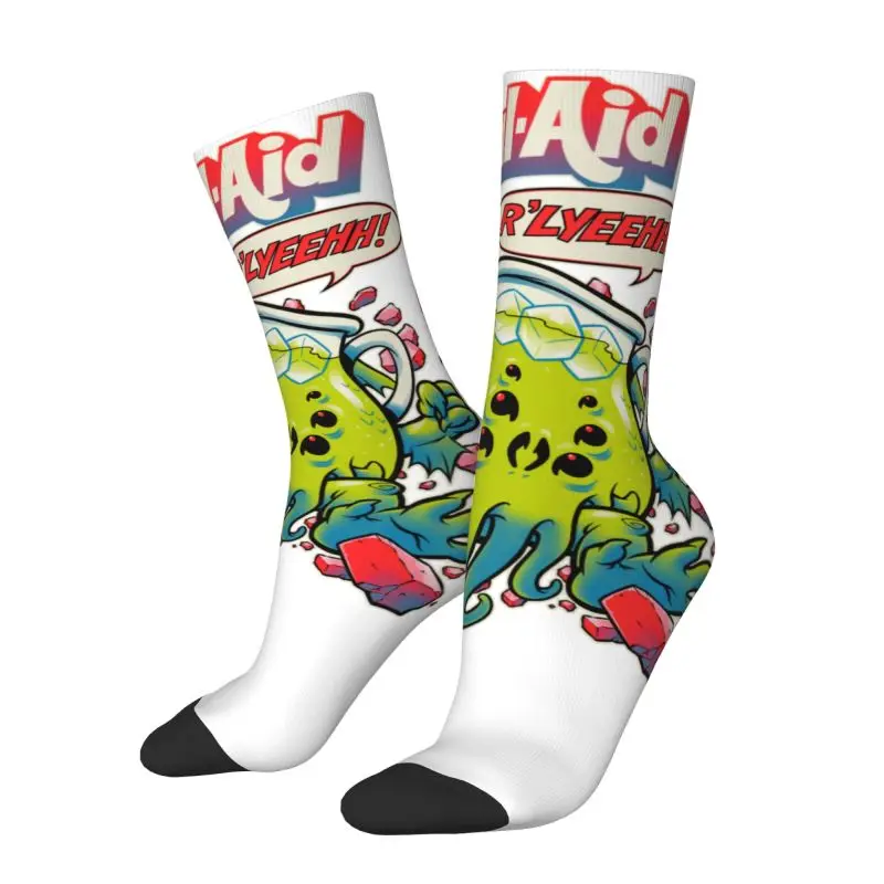 Custom Cool Cute Cthulhu Socks Women Men Warm 3D Print Lovely Cartoon Basketball Sports Socks