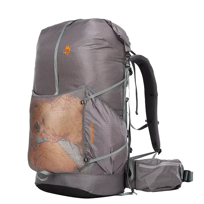 Jungle king cy1040 mochila de caminhada resistente à água leve pacote de acampamento viagem montanhismo mochila trekking backpacks65l